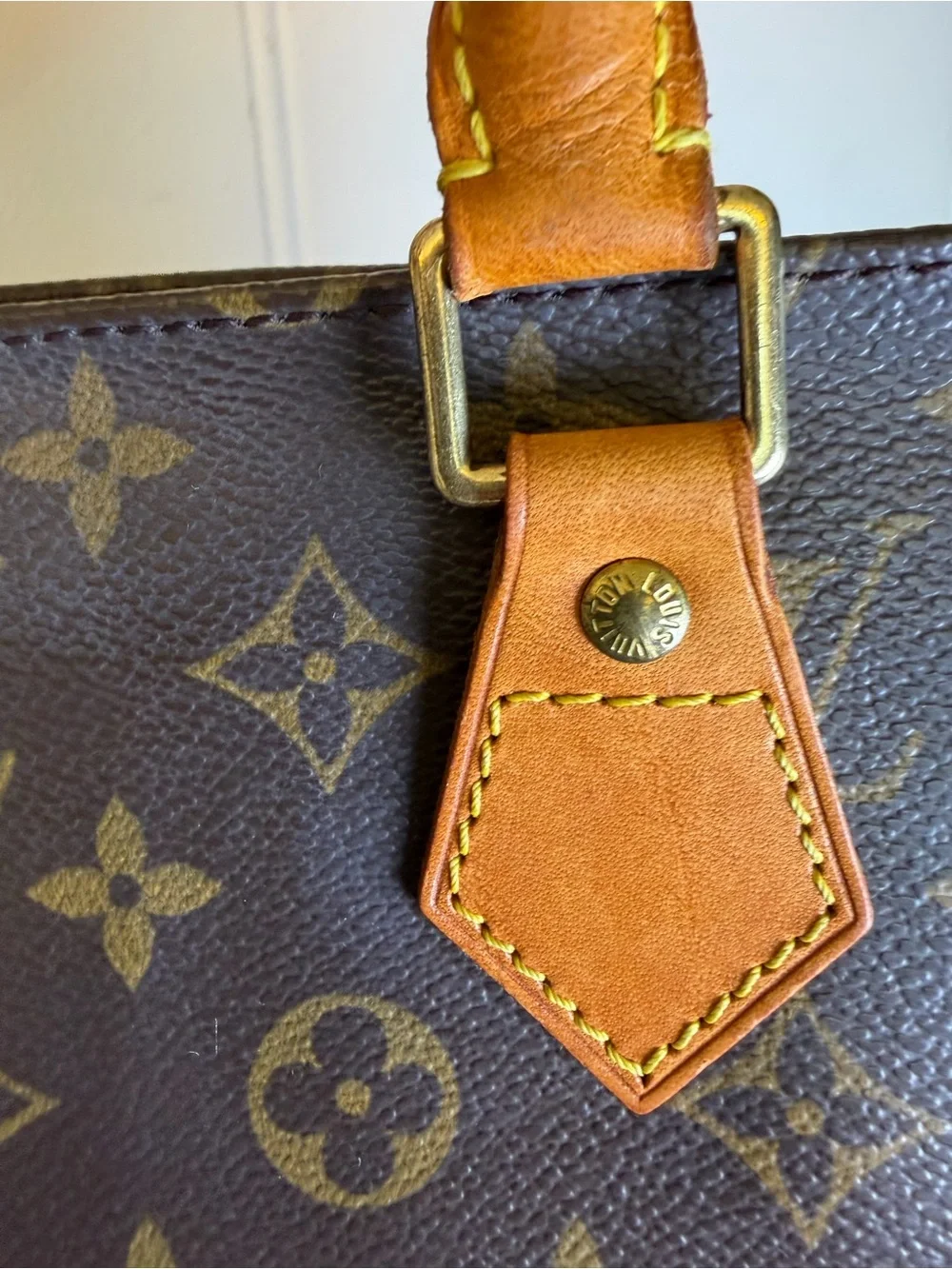 Louis Vuitton Sac Plat Monogram Tote Bag | Made in France | Vintage LV Shopper - Picture 12 of 16